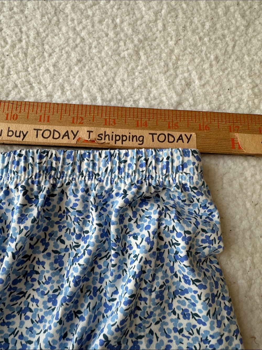 kate spade Light Blue Multi Floral Short-Sleeve Pajama Set Woman’s L Spring - Picture 7 of 9